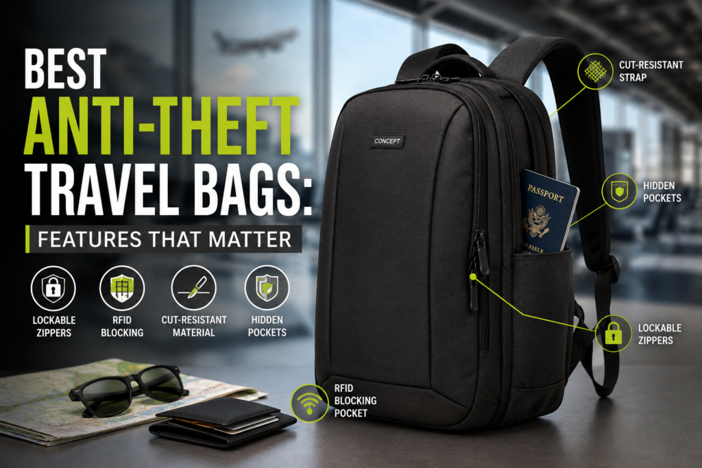 Best Anti-Theft Travel Bags: Features That Matter