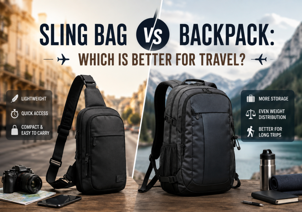 Sling Bag vs Backpack: Which Is Better for Travel?
